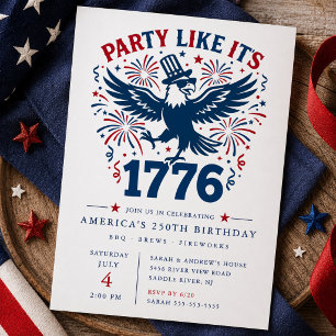 Einladung zum Feiern wie 1776