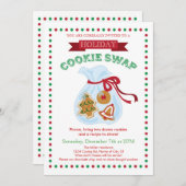 Einladung zum Feiertag-Cookie-Swap (Vorne/Hinten)