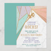 Einladung zum Felsenklettern (Vorne/Hinten)