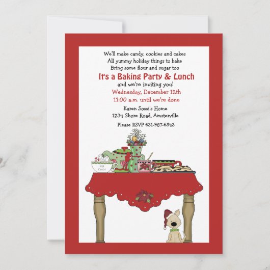 Einladung zum Festtag (Vorderseite)