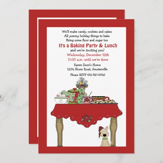 Einladung zum Festtag (Vorne/Hinten)