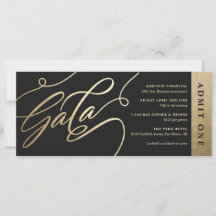 Einladung zum Firmenjubiläums-Gala-Ticket