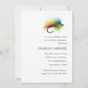 Einladung zum Fliegenfischen am Geburtstag