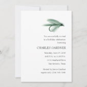 Einladung zum Fliegenfischen am Geburtstag (Vorderseite)