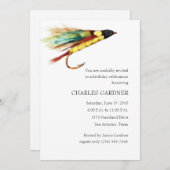 Einladung zum Fliegenfischen am Geburtstag (Vorne/Hinten)