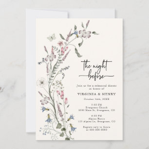 Einladung zum Floral Rehearsal Dinner