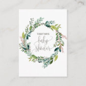 Einladung zum Foliage Book (Rückseite)