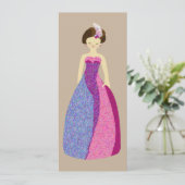 Einladung zum förmlichen Party (Stehend Vorderseite)