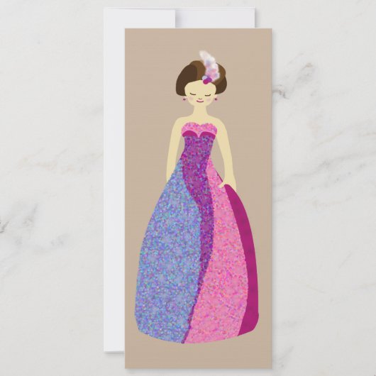 Einladung zum förmlichen Party (Vorderseite)