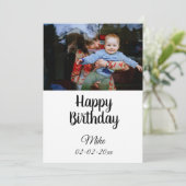 Einladung zum Foto (Stehend Vorderseite)