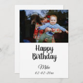 Einladung zum Foto (Vorne/Hinten)