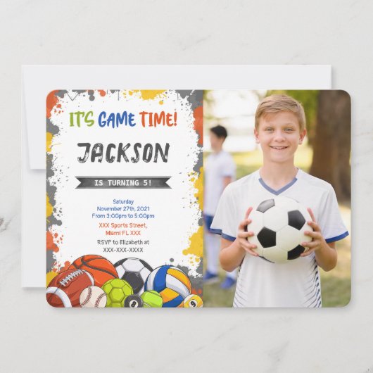 Einladung zum Foto (Vorderseite)