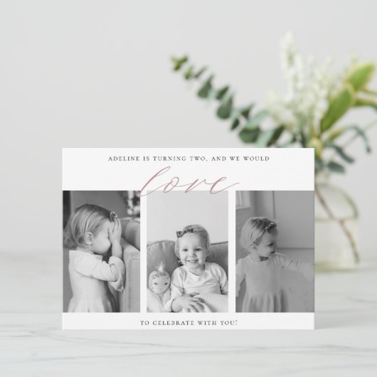 Einladung zum Foto (Stehend Vorderseite)