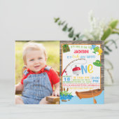 Einladung zum Foto am Geburtstag (Stehend Vorderseite)