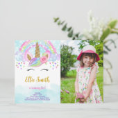 Einladung zum Foto "Aquarellfarbe" (Stehend Vorderseite)