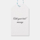 Einladung zum Foto Geschenkanhänger (Rückseite)