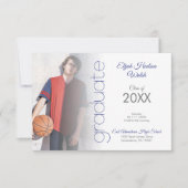 Einladung zum Foto Graduate Abschluss (Vorderseite)