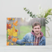 Einladung zum Foto Herbst (Stehend Vorderseite)