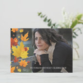 Einladung zum Foto Herbst (Stehend Vorderseite)