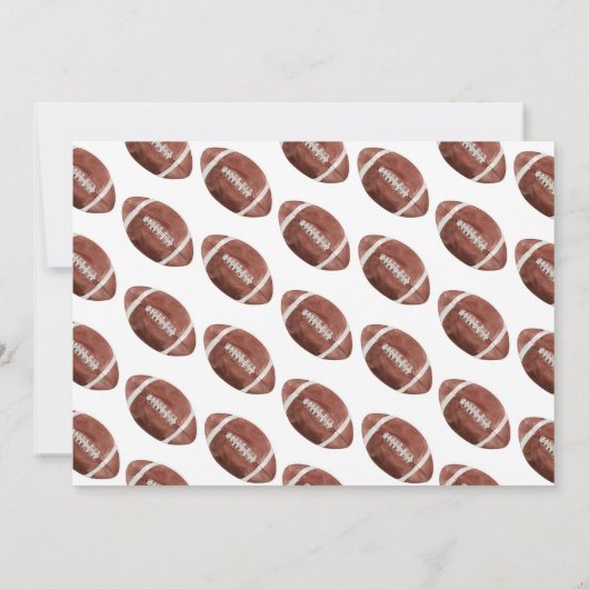 Einladung zum Foto im ersten Jahr Fußball (Rückseite)