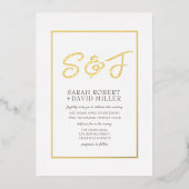 Einladung zum Foto in klassischem Weiß-Rahmen (Vorderseite)