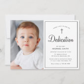 Einladung zum Foto in modernem Rahmen (Vorderseite)