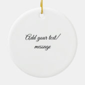 Einladung zum Foto Keramik Ornament (Hinten)