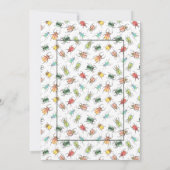 Einladung zum Foto Lovebug zum ersten Geburtstag (Rückseite)