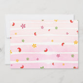 Einladung zum Foto mit mexikanischer Rosa Fiesta z (Rückseite)