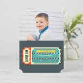 Einladung zum Foto Movie Ticket (Stehend Vorderseite)