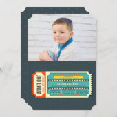 Einladung zum Foto Movie Ticket (Vorne/Hinten)