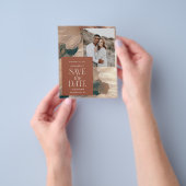 Einladung zum Foto Terracotta chic Flyer (Gruppe)