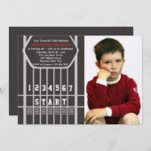 Einladung zum Foto "Track and Field Start Line" (Vorne/Hinten)