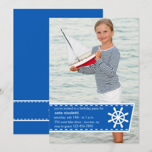 Einladung zum Foto von Booten (Vorne/Hinten)