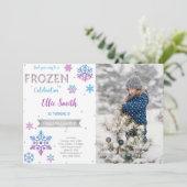 Einladung zum Foto von Frozen (Stehend Vorderseite)