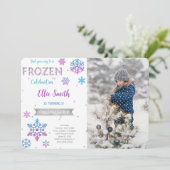 Einladung zum Foto von Frozen (Stehend Vorderseite)