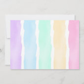 Einladung zum Foto zum Geburtstag der Einfärbung v (Rückseite)