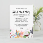 Einladung zum Fotografieren und Anmalen des Hinter (Stehend Vorderseite)