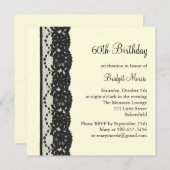 Einladung zum französischen Elfenbein am Geburtsta (Vorne/Hinten)