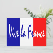 Einladung zum französischen Landesessen - 14. Juli (Stehend Vorderseite)