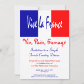 Einladung zum französischen Landesessen - 14. Juli (Rückseite)