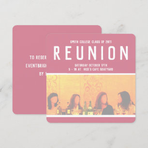 Einladung zum Frauen-Event in Pink und Gelb