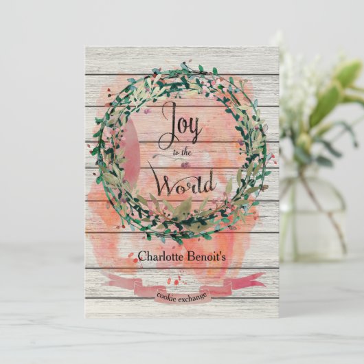 Einladung zum freudigen Cookie-Austausch (Stehend Vorderseite)