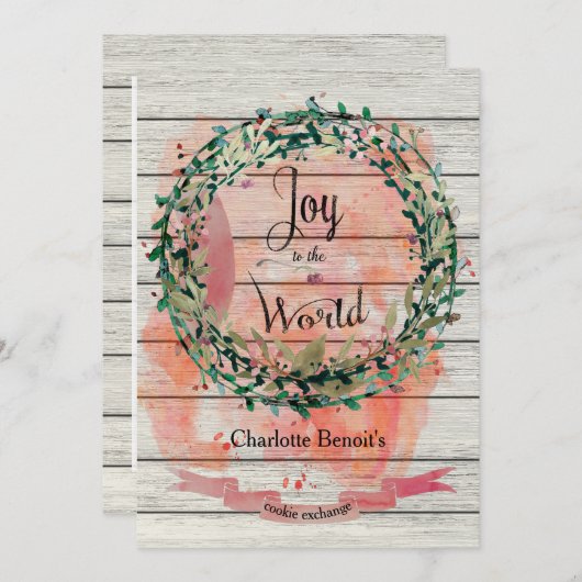 Einladung zum freudigen Cookie-Austausch (Vorne/Hinten)