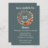 Einladung zum freundschaftlichen Dinner (Vorne/Hinten)