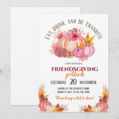 Einladung zum Friendsgiving-Potluck (Vorne/Hinten)