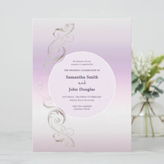 Einladung zum Frischlavender (Stehend Vorderseite)