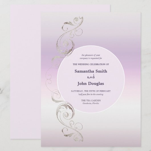 Einladung zum Frischlavender (Vorne/Hinten)