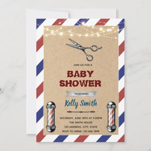 Einladung zum Friseur (Vorderseite)