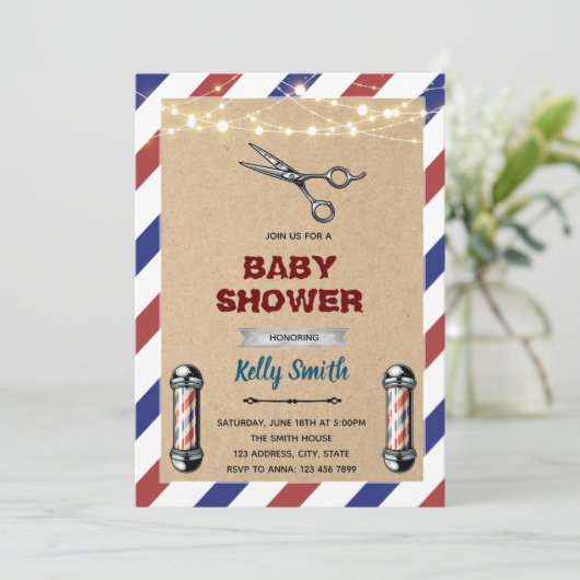 Einladung zum Friseur (Stehend Vorderseite)